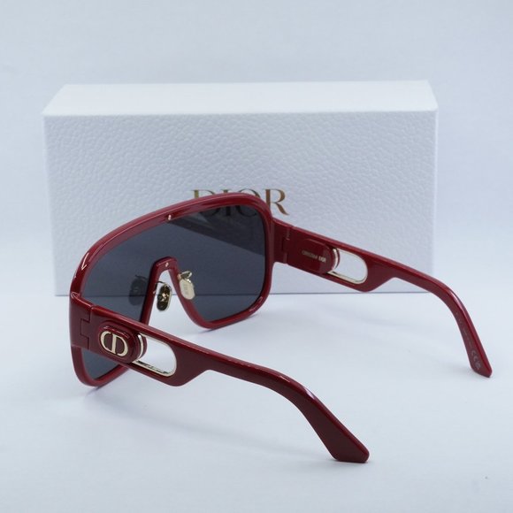 FINAL PRICE NEW DIOR DIORBOBBYSPORT M1U 35A0 RED GREY SUNGLASSES - Picture 8 of 9